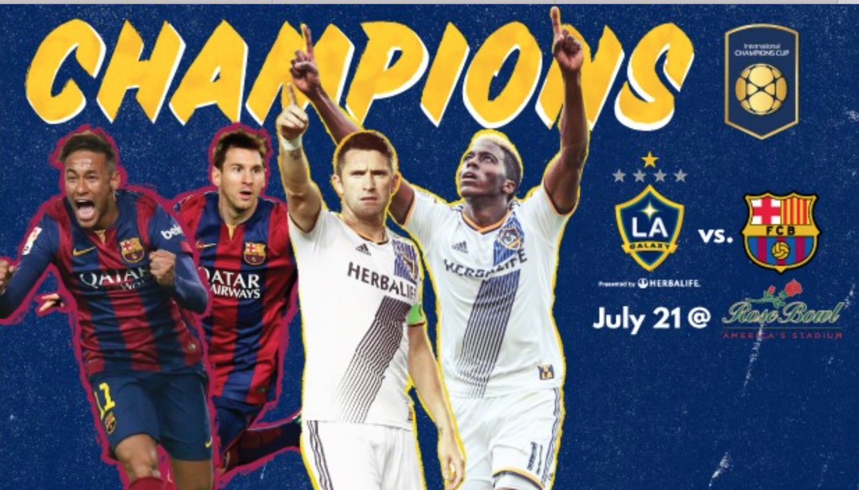 Barcelona and L.A. Galaxy: an exhibition game