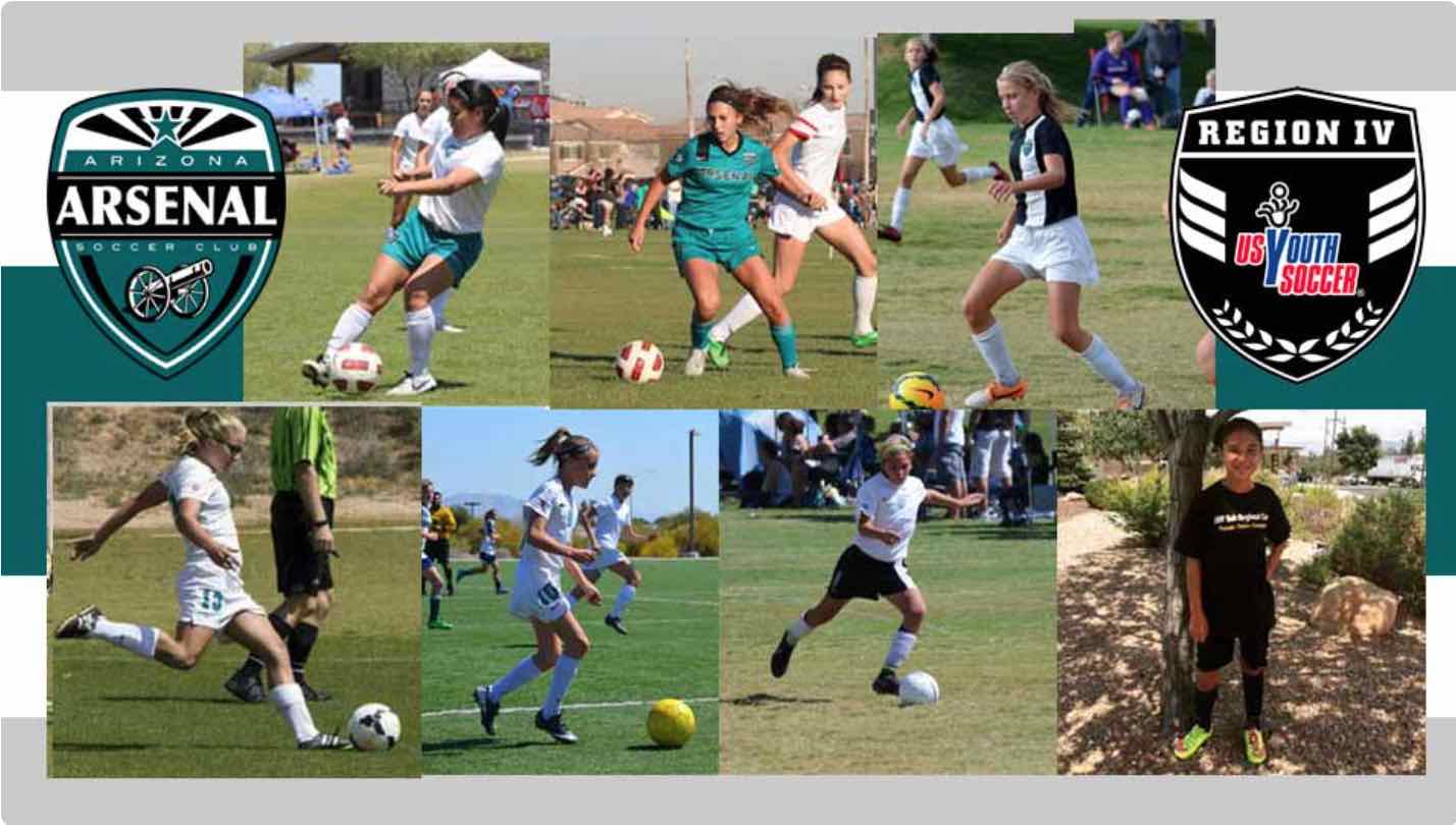 Arizona Arsenal Girls Invited to ODP Region IV Camp
