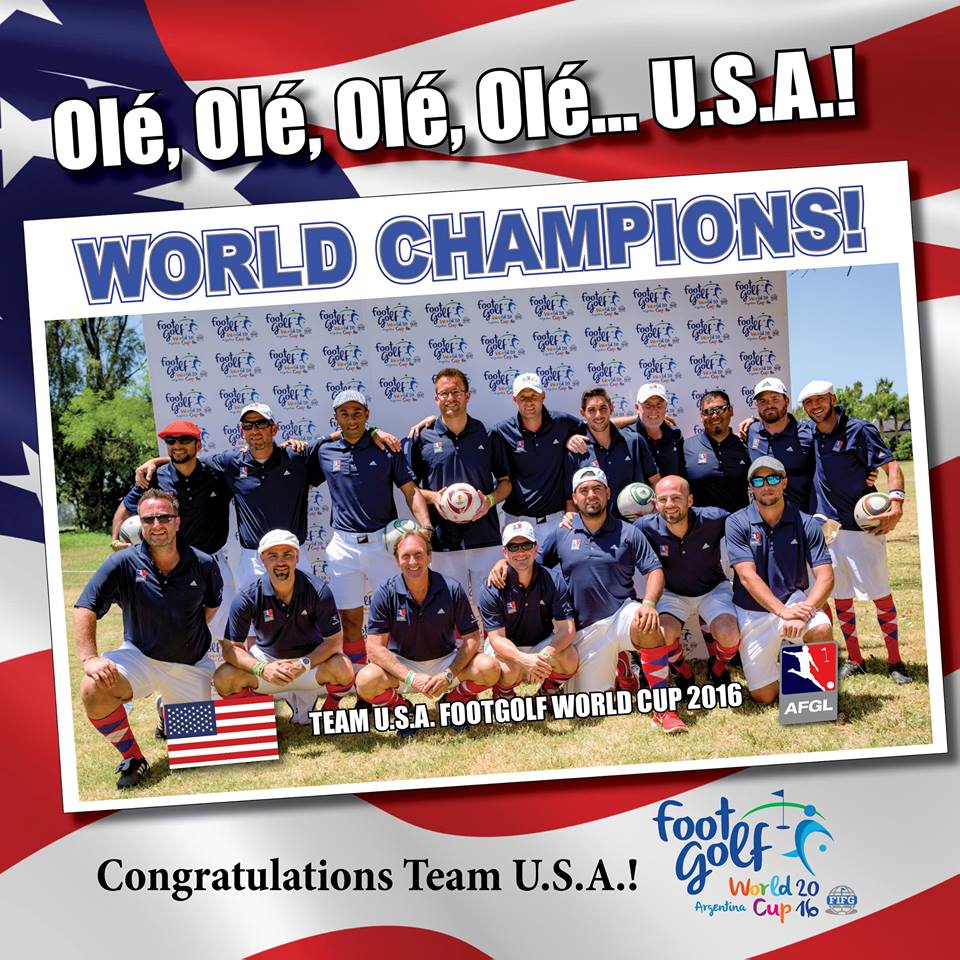 USA CROWNED FOOTGOLF WORLD CHAMPIONS