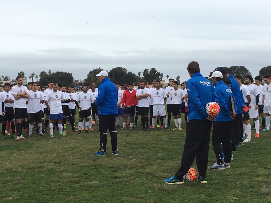 Record Numbers at Albion Pros Tryouts