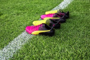 puma two color cleats