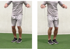 Hip Switch Move the feet from 10 o'clock to 2 o'clock using the hips. Upper body stays stationary