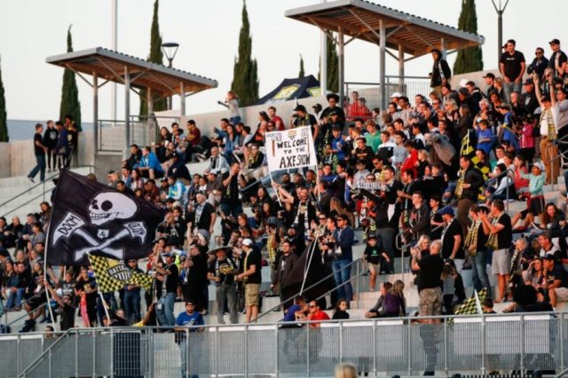 NC Battalion fans at San Diego's Del Norte Stadium