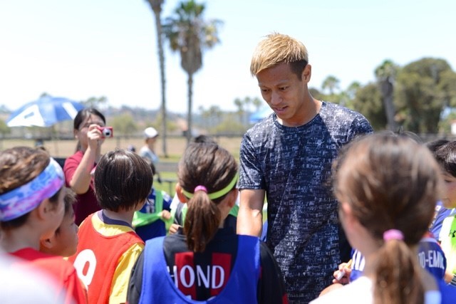 Keisuke Honda Embarks on U.S. Youth Soccer Development