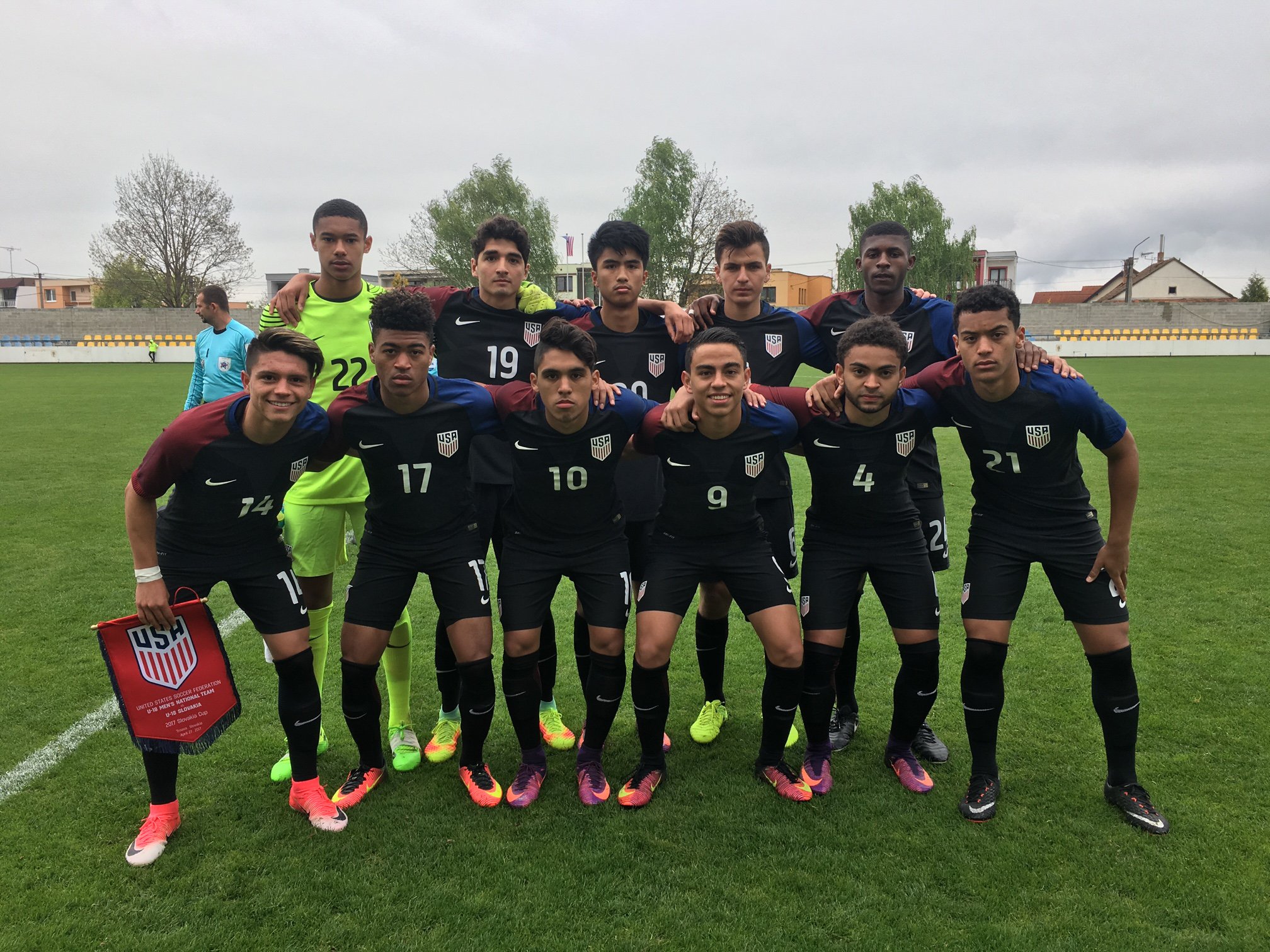U-18 MNT With 6 California Natives Finish Second At Slovakia Cup