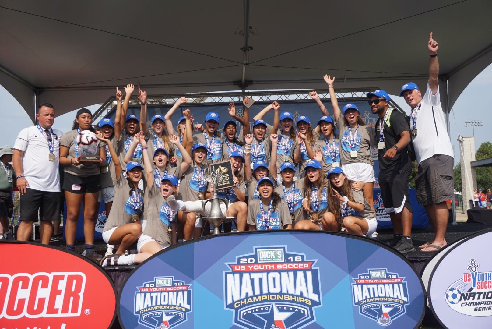 Locally Grown – Nationally Known: Rebels Girls 2001 Win U17 National Championship