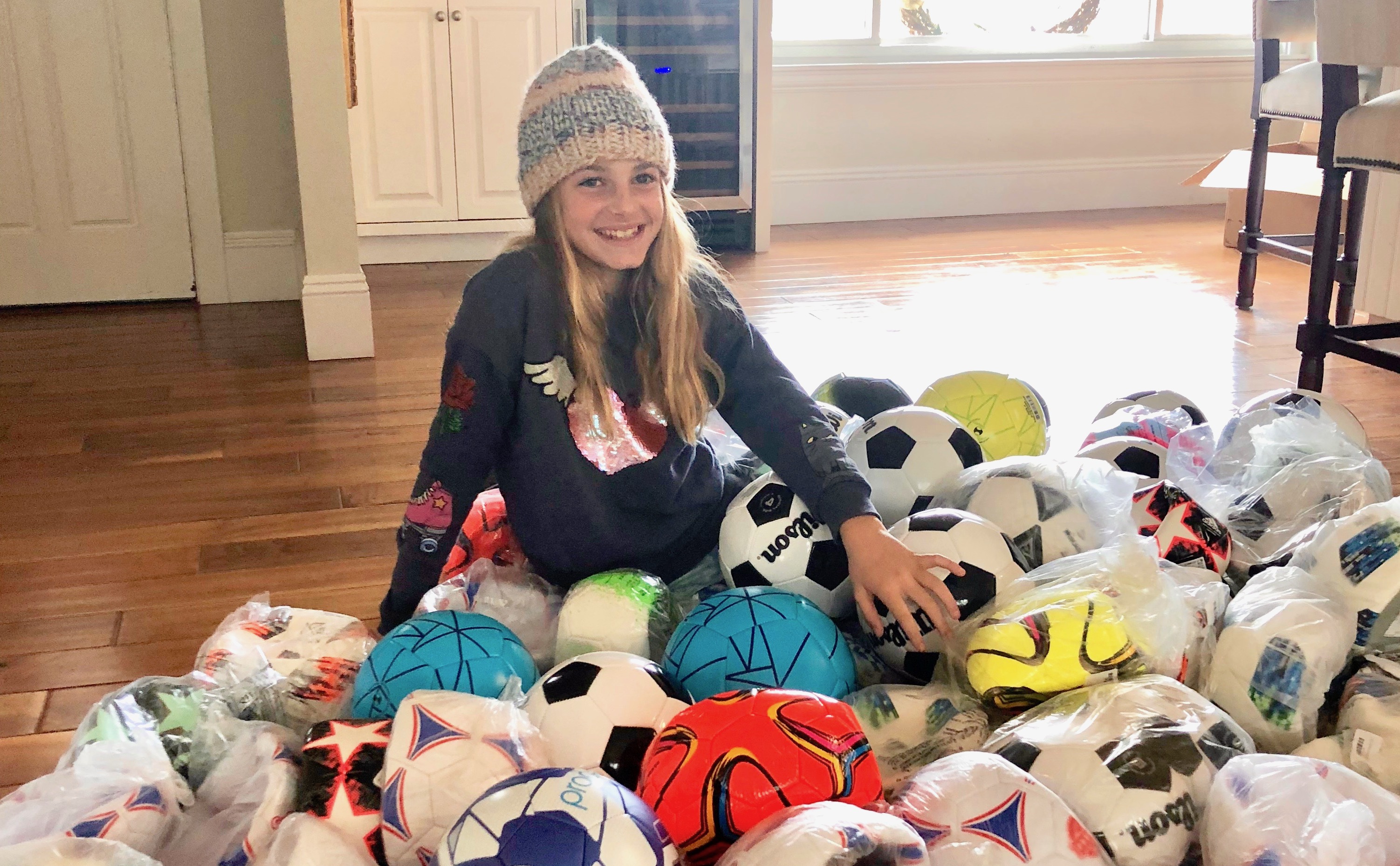 Giving Back: Local baller collects new soccer balls for Copa Corazon in Tijuana