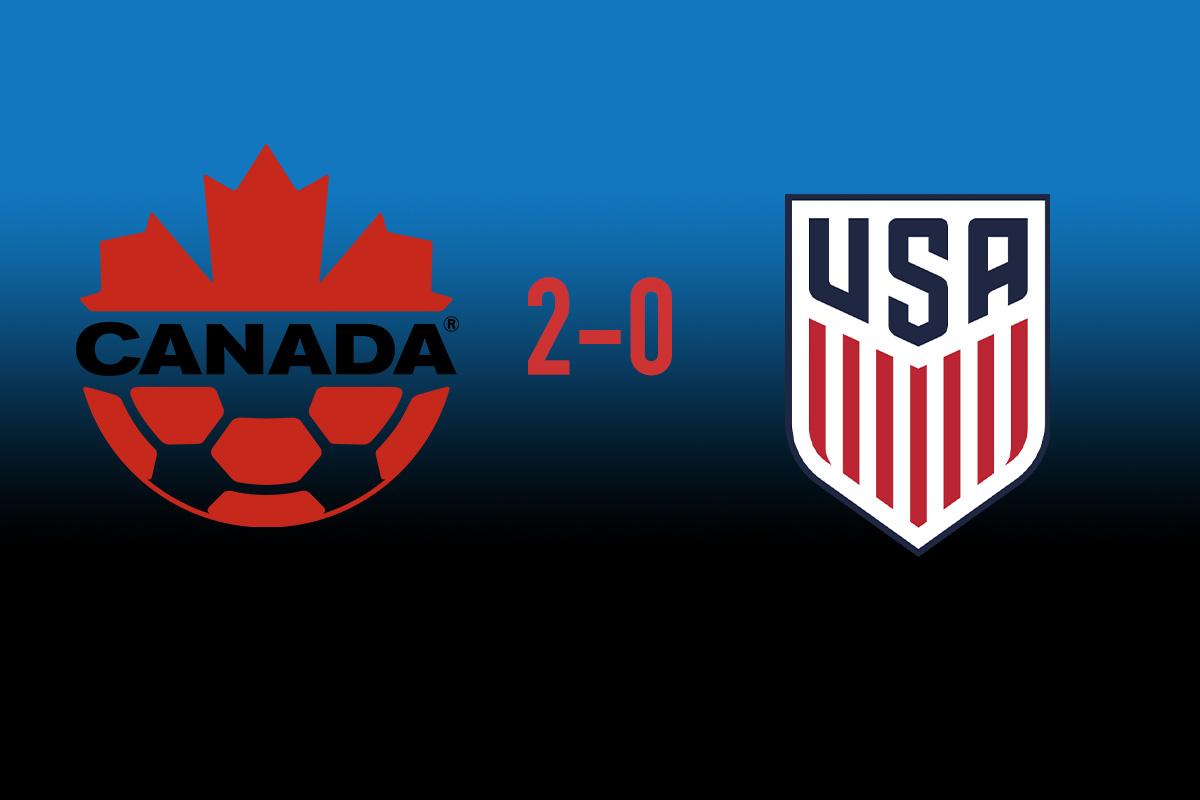 2-0, ey? USA falls to Canada for the first time in decades