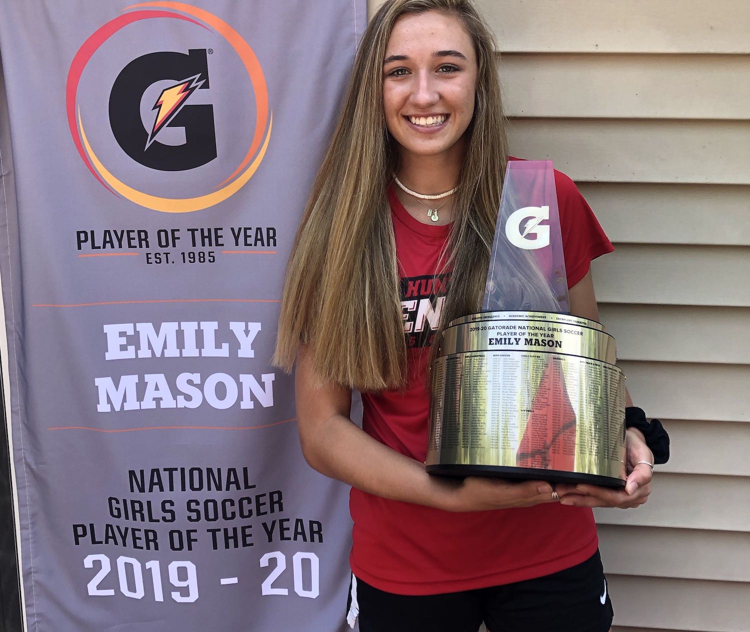 ECNL rockstar & Rutgers commit Emily Mason is the 2020 2019-20 Gatorade National Girls Soccer Player of the Year