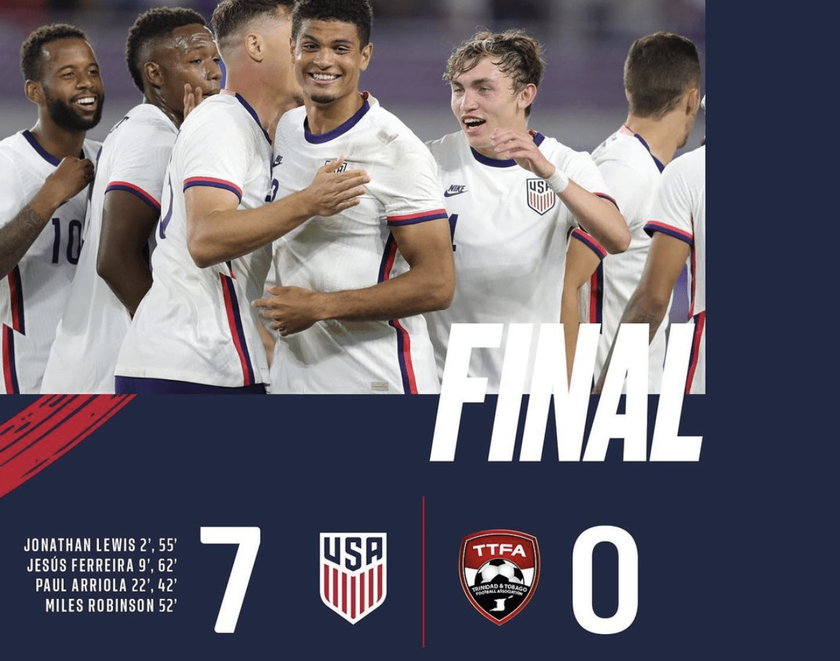 USMNT Completely Dominant Against Trinidad and Tobago
